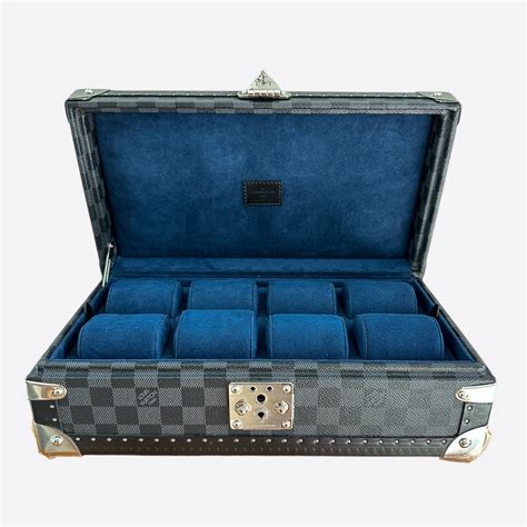 louis vuitton damier graphite 8 watch case|damier graphite louis vuitton.